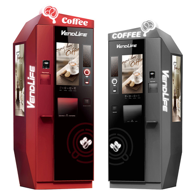 Bean To Cup Coffee Vending Machine Fully Automatic Robot 21.5 Inches Screen