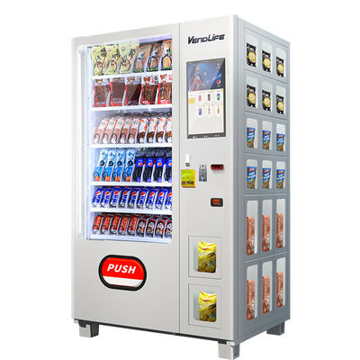  24H Self-Service 19 Inch Refrigerated 21/20 Locker Beverage Vending Machine Use Cash Coin Pay